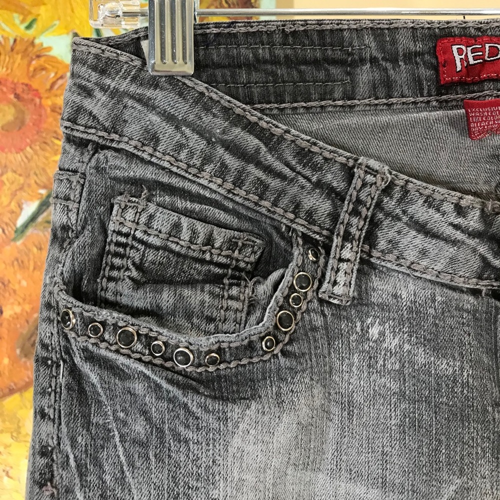Red Rivet Jeans - Picture 7 of 16